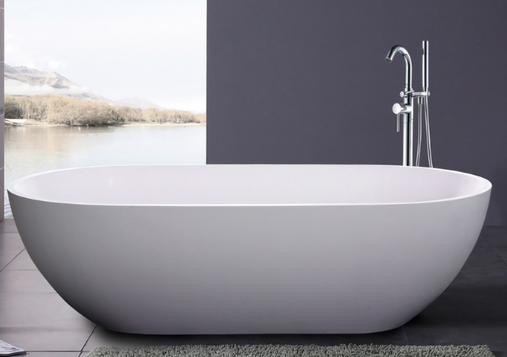 Stella Freestanding Bath Matt White 1700x810x590