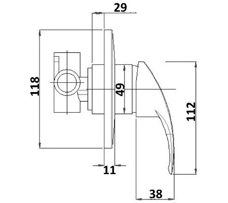 Millennium Tradesman Shower Mixer
