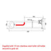 Conserv Tiltlock® 850mm Grab Rail With Fixed Toilet Paper Holder