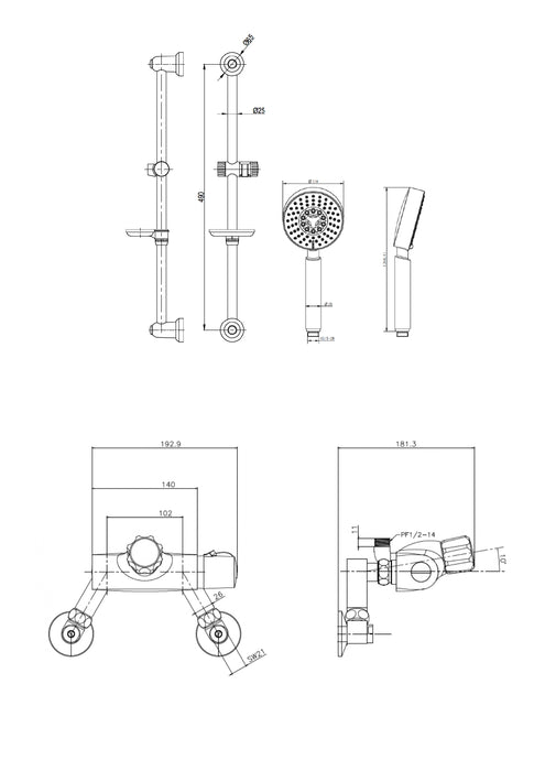 Quoss Thermo Shower