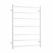 Thermorail Straight/Round 600x800x122mm 80Watts 7 Bars - White