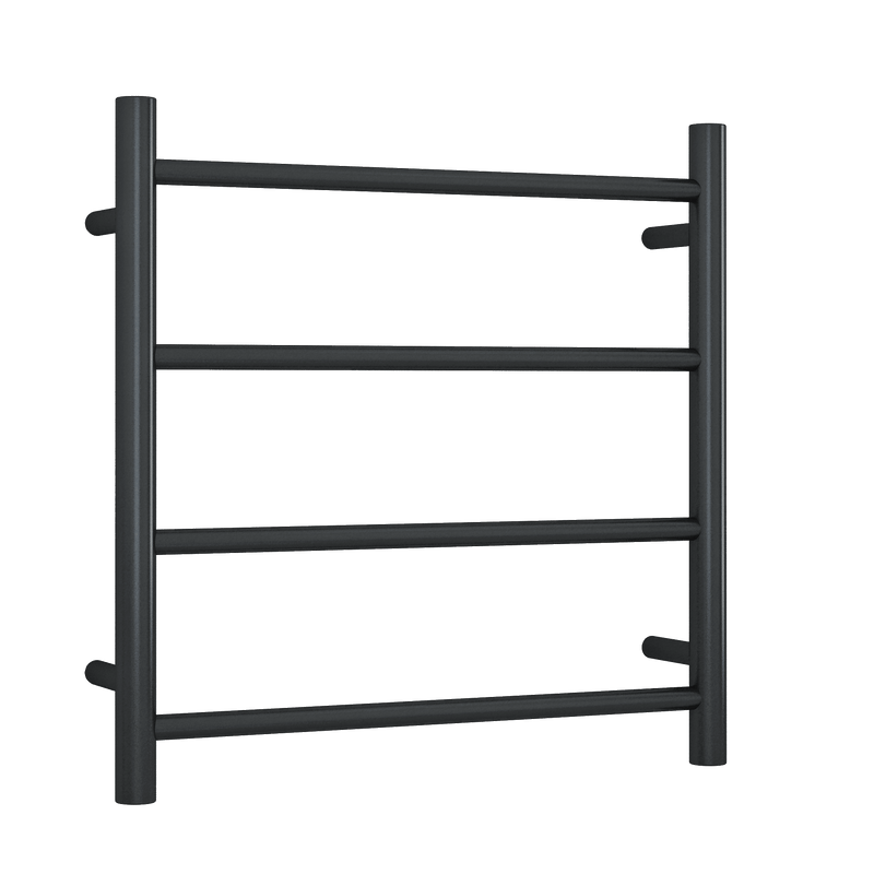 Thermorail Straight/Round 12Volt 550x550x122mm 70Watts 4 Bars - Black