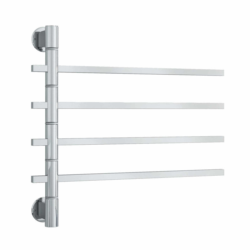 USV35 Straight Square Swivel Non-Heated Towel Rail