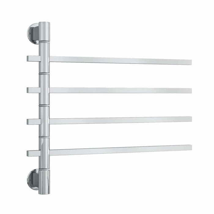 USV35 Straight Square Swivel Non-Heated Towel Rail