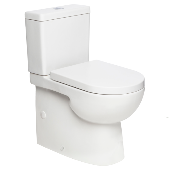 Johnson Suisse Toledo Xtra Rimless Standard Connector with Soft Close Seat