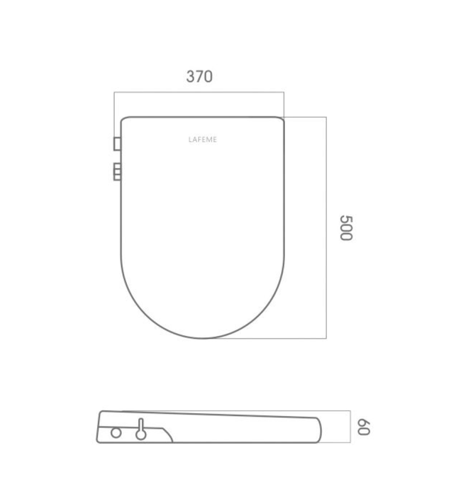 Lafeme Una Non-Electric Bidget Seat