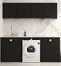 Otti Laundry Kit 1960 Marlo Black with Stone Top