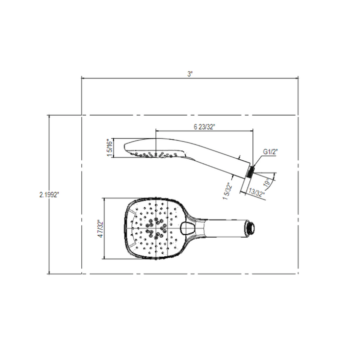 Greens Tapware Skyla Hand Shower