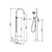 Greens Tapware Gisele Freestanding Bath Filler