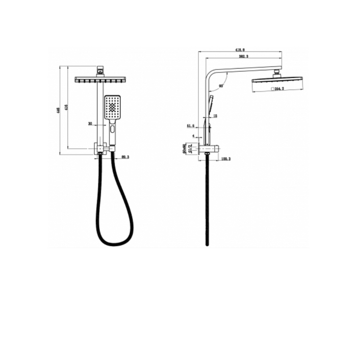 New Sando Mini-MultiFunction Shower Set