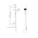 Greens Tapware Glide Syntra RainBoost® Adjustable Rail Shower