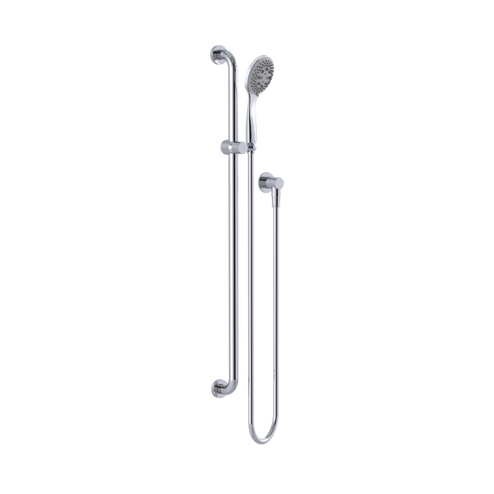 Conserv Comfort Rail Shower Streamjet Turbo Chrome