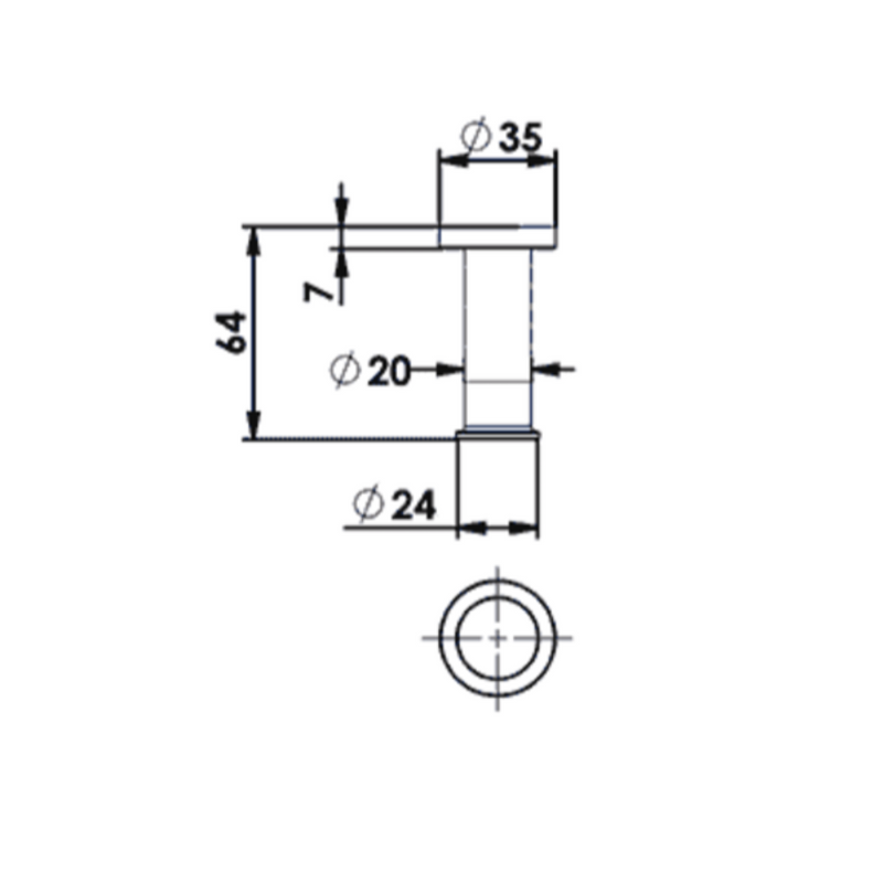 Greens Tapware Reason Robe Hook