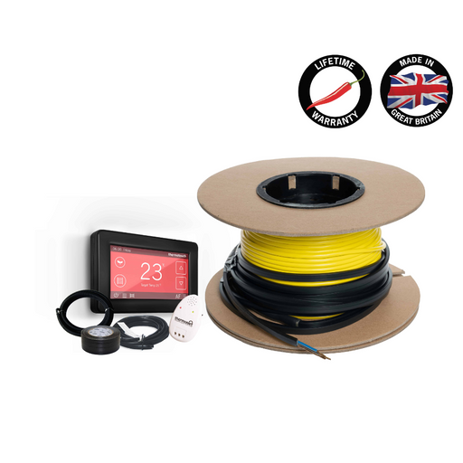 Thermoscreed Loose Wire Screed Heating Kits – Including Dual Black Thermostat