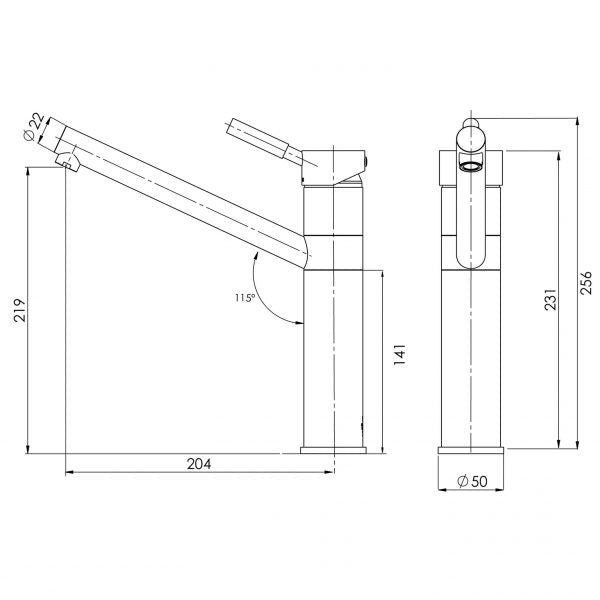 Phoenix Vivid Premium Sink Mixer