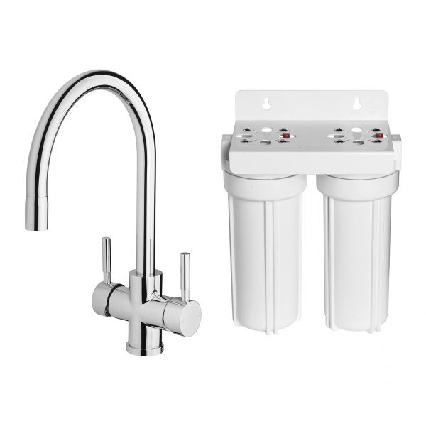 Phoenix Vivid Filtered Sink Mixer 220mm Gooseneck with Filters