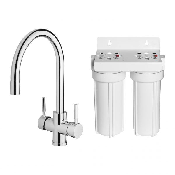 Vivid Filtered Sink Mixer 220mm Gooseneck with Filters