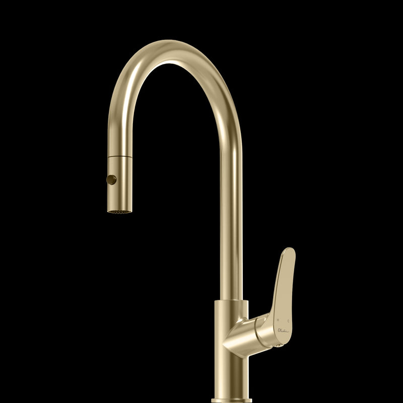 Oliveri Verona Pull Out Goose Neck Spray Mixer