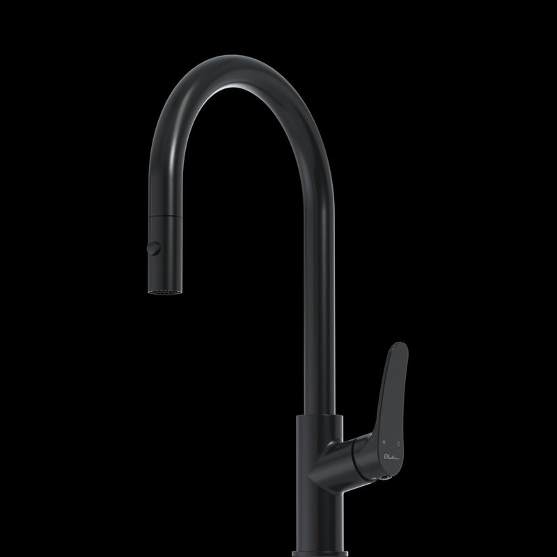 Oliveri Verona Pull Out Goose Neck Spray Mixer