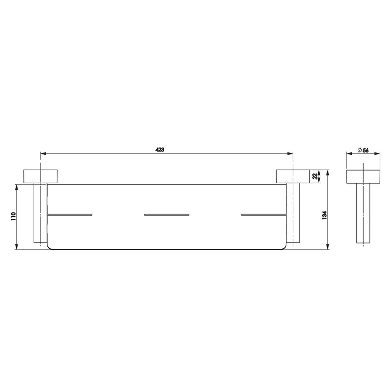 Phoenix Vivid Metal Shelf
