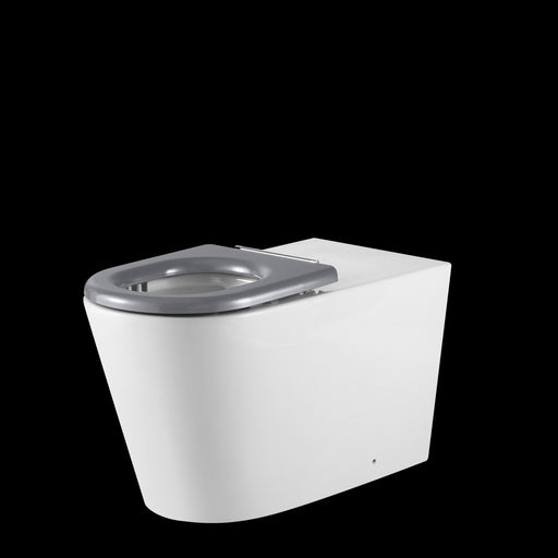 Oliveri Vienna Wall Faced Care Toilet Suite With Grey Seat