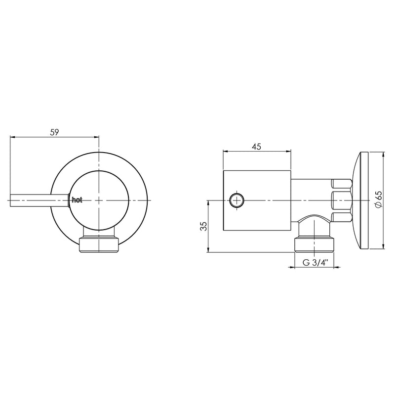 Phoenix Vivid Pin Lever Washing Machine Stops