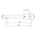 Phoenix Vivid Pin Lever Bath Set 200mm – Lead Free