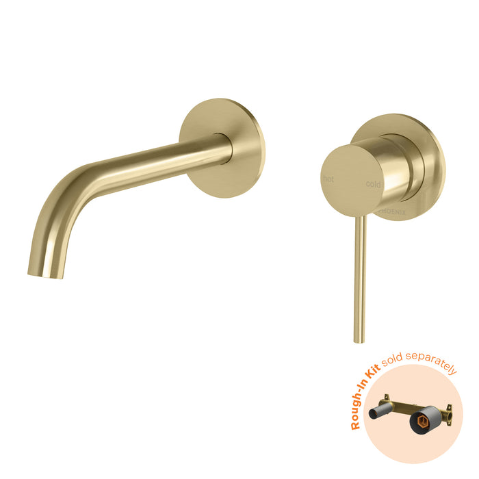 Phoenix Vivid Slimline SwitchMix Wall Basin / Bath Mixer Set 60mm Backplates (Fit-Off Kit Only) – Lead Free