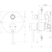 Phoenix Vivid Slimline SwitchMix Shower / Bath Diverter Mixer (Complete Kit)