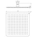 Phoenix Vivid Slimline Shower Rose 300mm Square