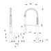 Phoenix Vivid Slimline Tall Spring Sink Mixer – Lead Free