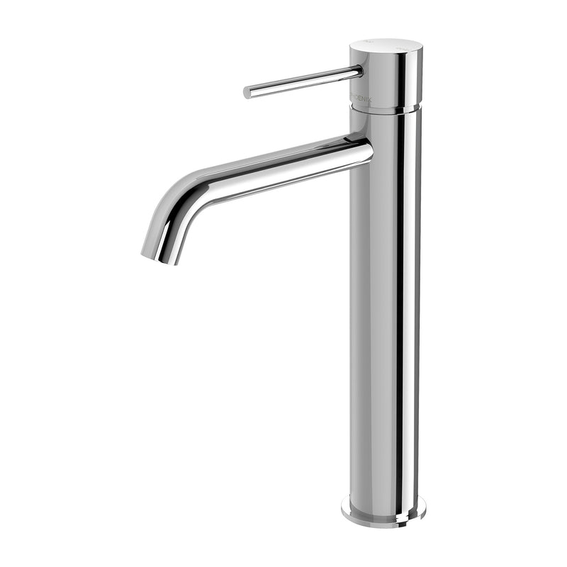 Phoenix Vivid Slimline Vessel Mixer Curved Outlet