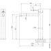 Phoenix Vivid Slimline Vessel Mixer – Lead Free
