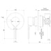 Phoenix Vivid Slimline Oval SwitchMix Shower / Wall Mixer (Complete Kit) – Lead Free