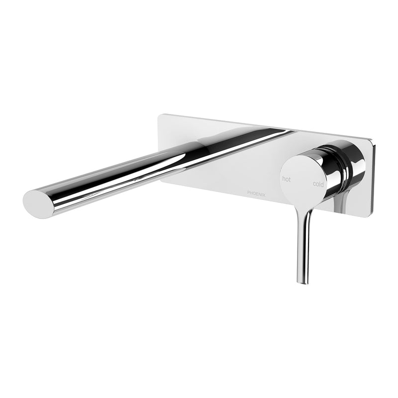 Phoenix Vivid Slimline Oval SwitchMix Wall Basin / Bath Mixer Set 175mm (Complete Kit) – Lead Free