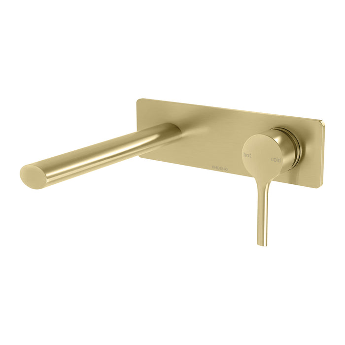 Phoenix Vivid Slimline Oval SwitchMix Wall Basin / Bath Mixer Set 175mm (Complete Kit) – Lead Free