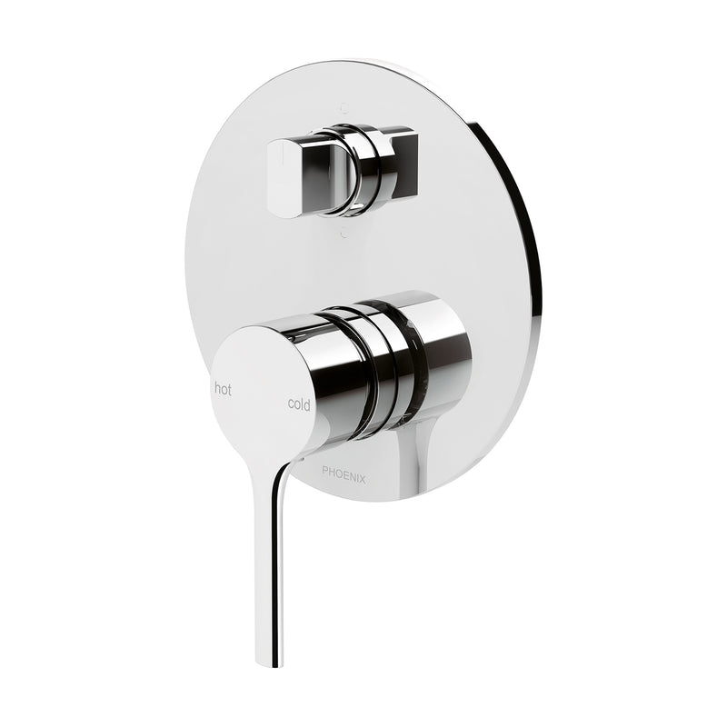 Phoenix Vivid Slimline Oval SwitchMix Shower / Bath Diverter Mixer (Complete Kit)
