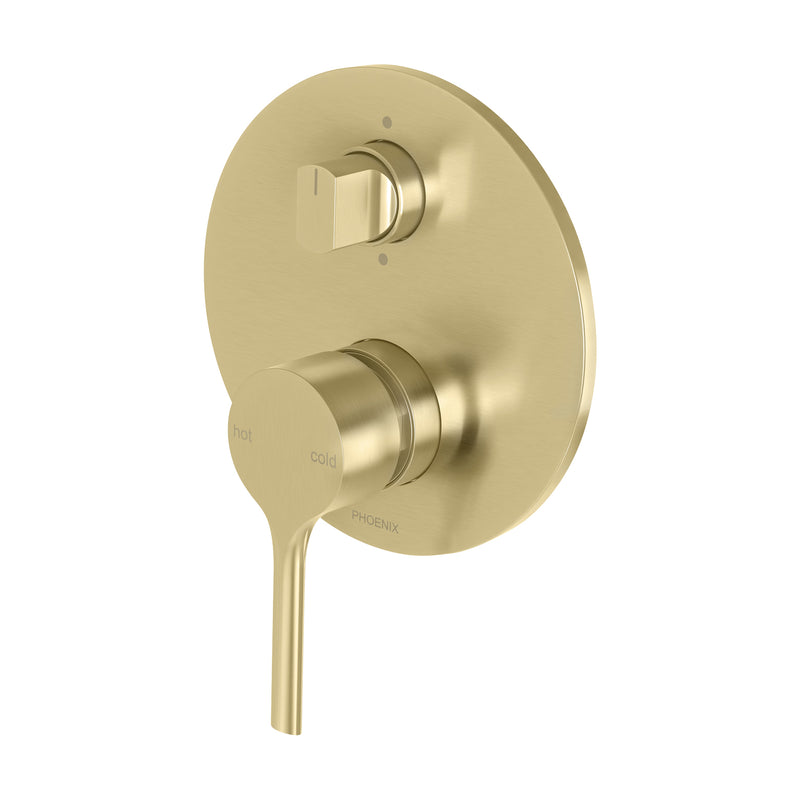 Phoenix Vivid Slimline Oval SwitchMix Shower / Bath Diverter Mixer (Complete Kit)