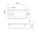 Caroma Vivas 1525 Anti-slip Island Bath