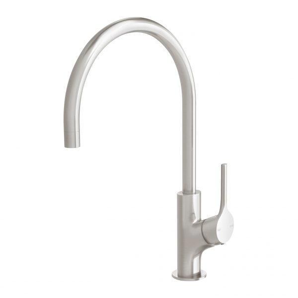 Phoenix Vivid Slimline Oval Sink Mixer 220mm Gooseneck – Lead Free