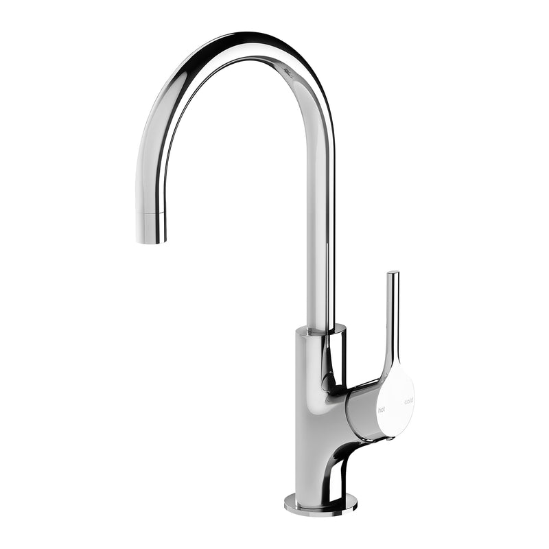 Phoenix Vivid Slimline Oval Sink Mixer 160mm Gooseneck