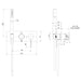 Phoenix Vivid Slimline Oval Wall Shower System