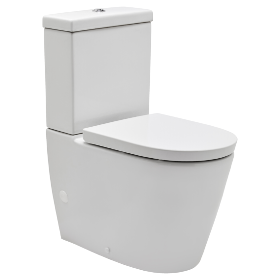 Johnson Suisse Venezia Ambulant Back To Wall Rimless Toilet Suite With Seat