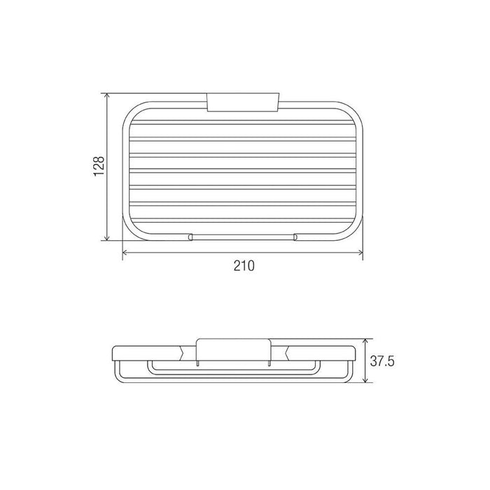 Conserv Open Front Rectangular Basket Medium