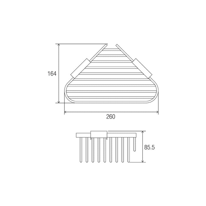 Conserv Corner Basket Small