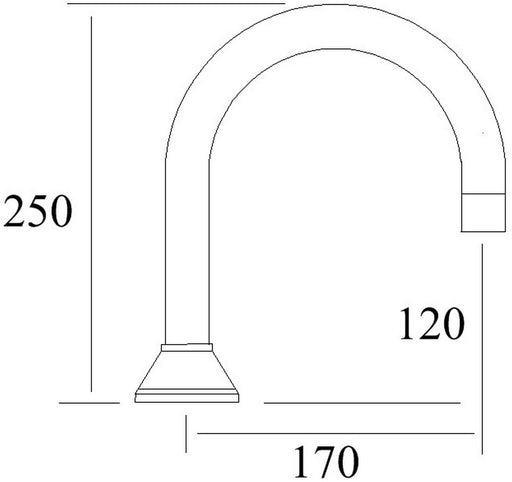 Millennium Waterfall  Hob Spa Spout