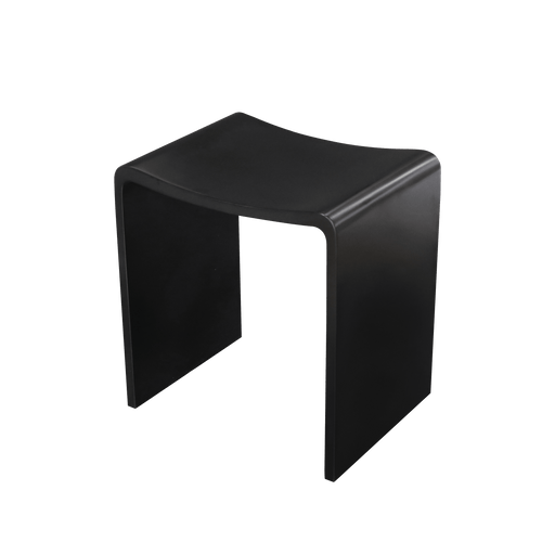 Willow Shower Stool 400x300mm - Black