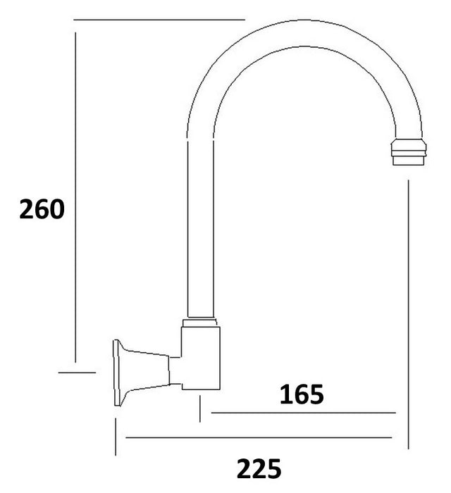 Millennium Tradesman Wall Spa Spout