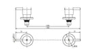 MODERN NATIONAL Wall Top Assemblies Round Quarter Turn