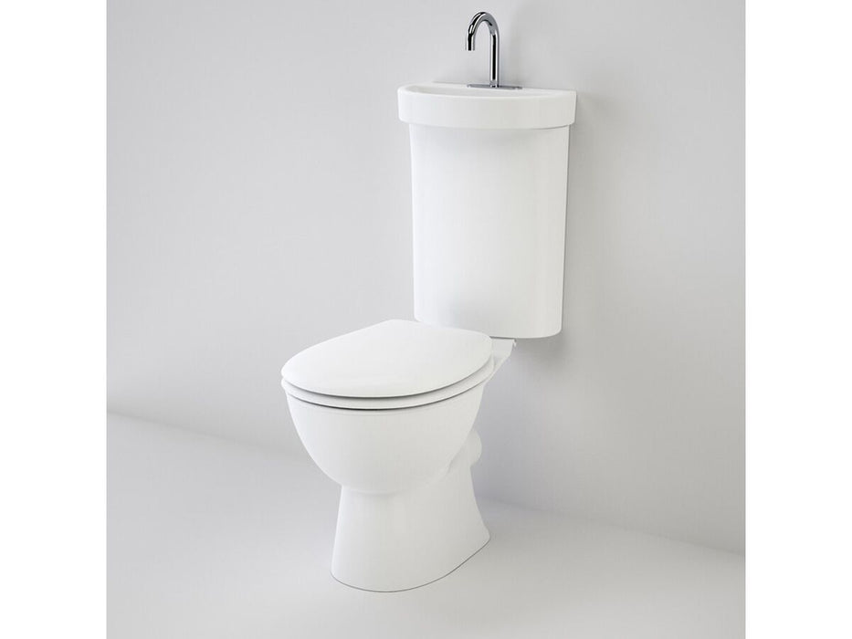 Caroma Profile 5 Deluxe Integrated Hand Basin Close Coupled Bottom Inlet P Trap Soft Close Suite